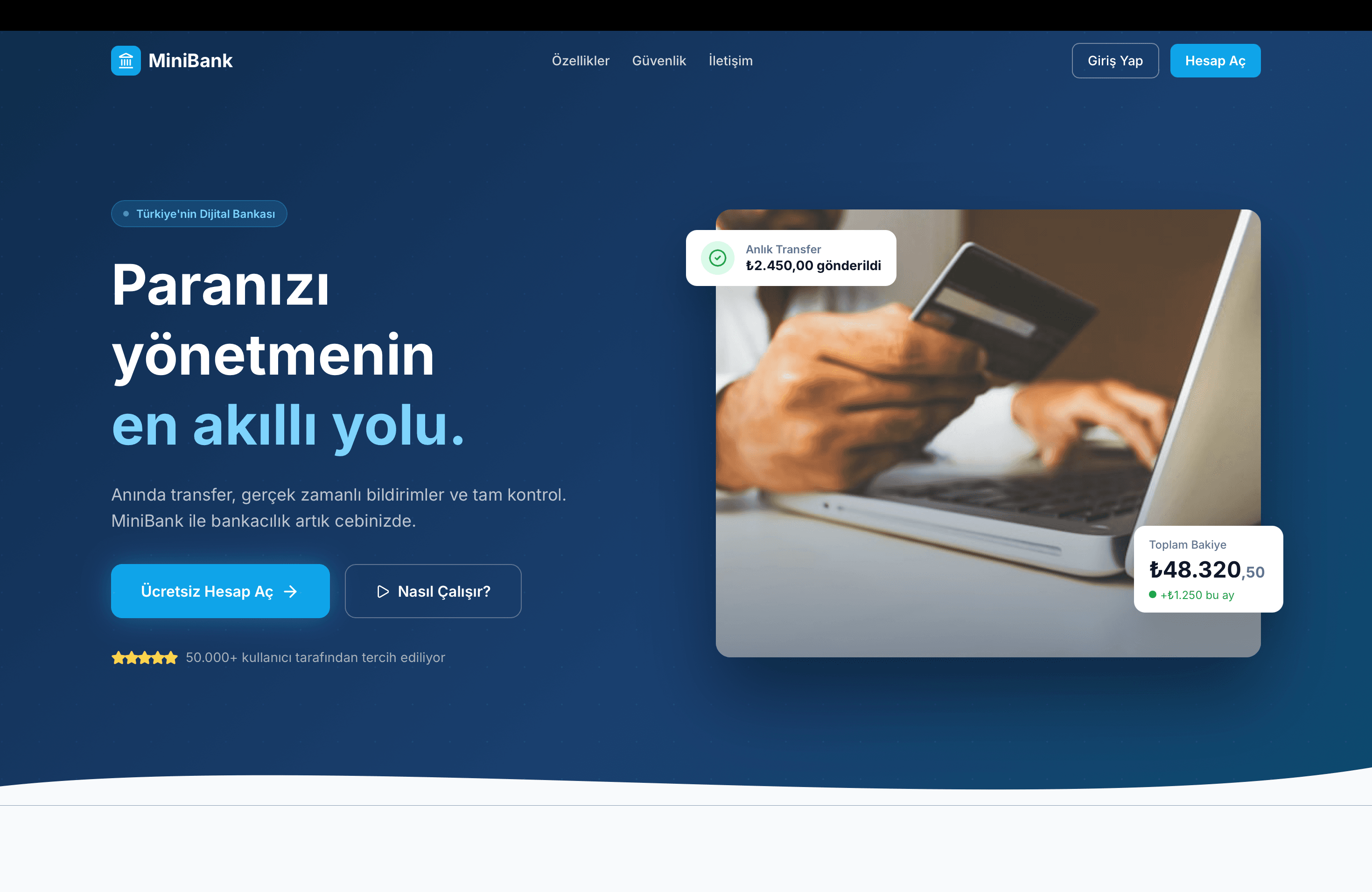 MiniBank — Digital Banking Platform